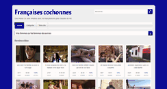 Desktop Screenshot of francaises-cochonnes.com