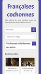 Mobile Screenshot of francaises-cochonnes.com